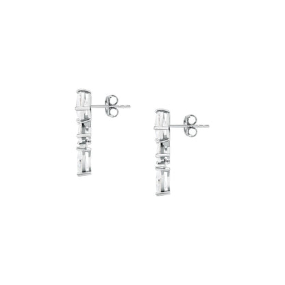Orecchini Donna Morellato Riflessi Pendenti a Lobo in Argento con Cubic Zirconia Bianchi SABC09