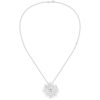 Collana Donna Morellato Riflessi Pendente Floreale in Argento 925 con Cubic Zirconia Bianchi SABC11 - Arena Gioielli