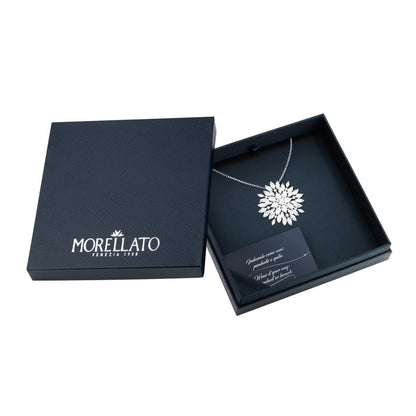 Collana Donna Morellato Riflessi Pendente Floreale in Argento 925 con Cubic Zirconia Bianchi SABC11 - Arena Gioielli