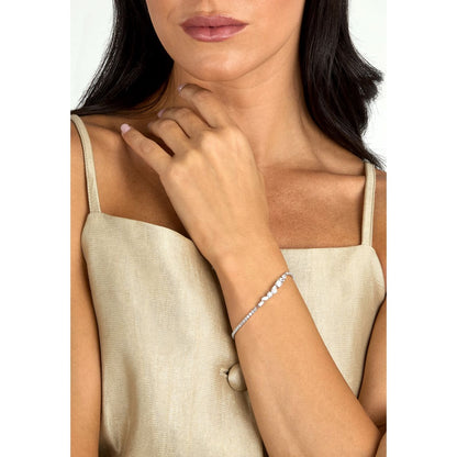 Bracciale Donna Morellato Riflessi Tennis in Argento Silver con Cubic Zirconia Bianchi SABC13