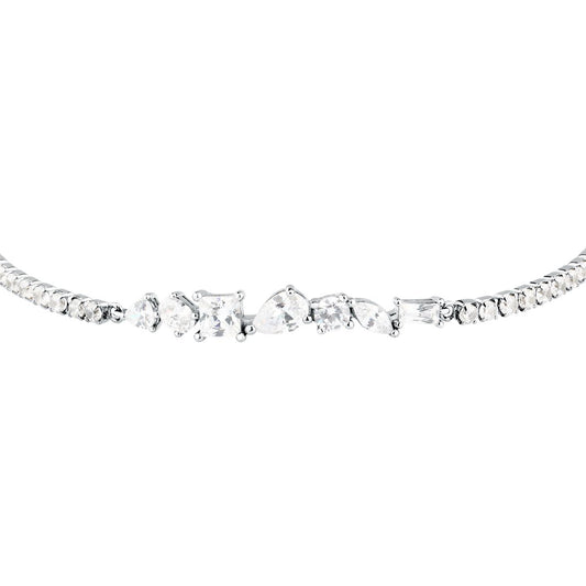 Bracciale Donna Morellato Riflessi Tennis in Argento Silver con Cubic Zirconia Bianchi SABC13 - Arena Gioielli - Morellato