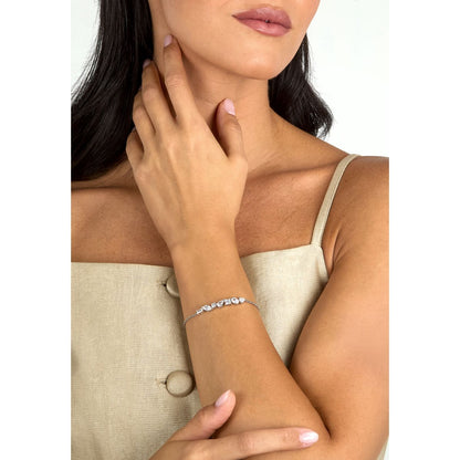 Bracciale Donna Morellato Riflessi in Argento Silver con Cubic Zirconia Bianchi SABC14
