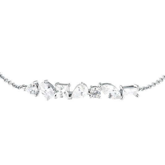 Bracciale Donna Morellato Riflessi in Argento Silver con Cubic Zirconia Bianchi SABC14 - Arena Gioielli  - Morellato