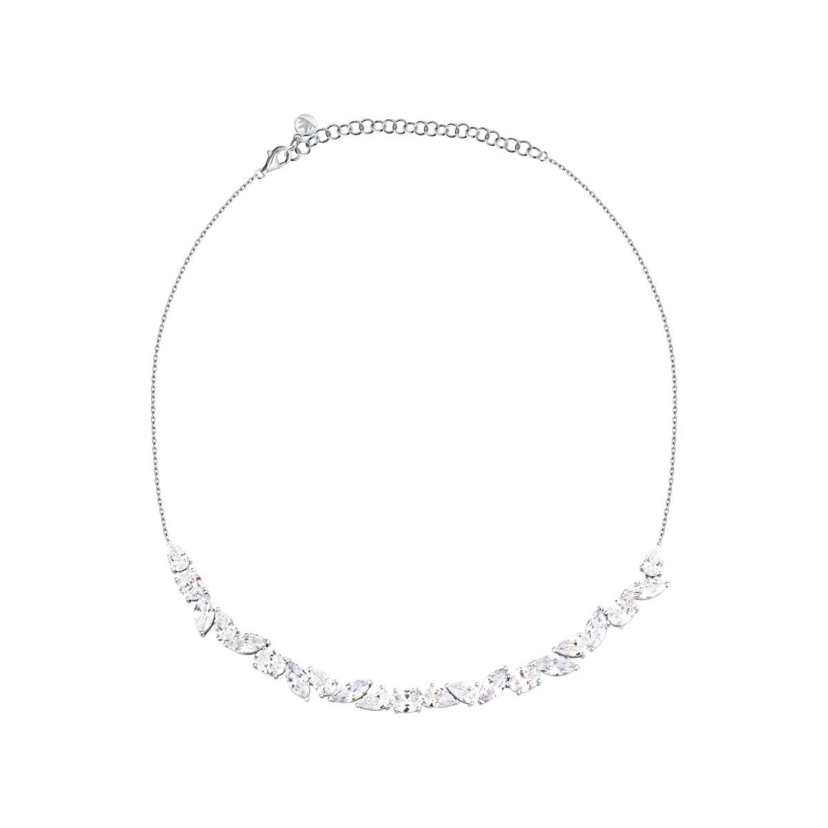 Collana Donna Morellato Riflessi Girocollo in Argento con Cubic Zirconia Bianchi SABC17 - Arena Gioielli - Morellato