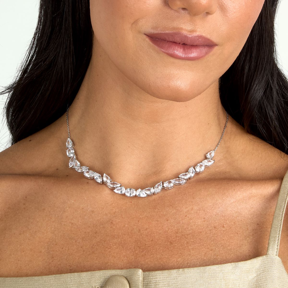 Collana Donna Morellato Riflessi Girocollo in Argento con Cubic Zirconia Bianchi SABC17 - Arena Gioielli - Morellato