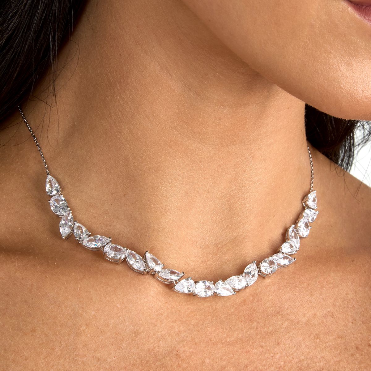 Collana Donna Morellato Riflessi Girocollo in Argento con Cubic Zirconia Bianchi SABC17 - Arena Gioielli - Morellato