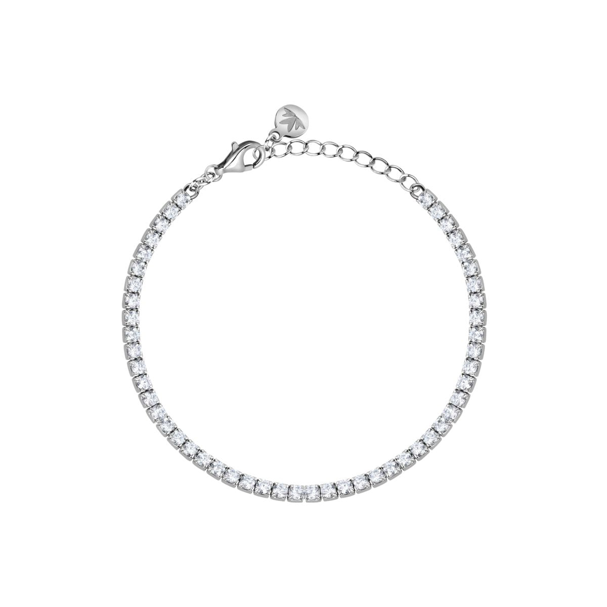 Bracciale Donna Morellato Infinito Tennis in Argento con Cubic Zirconia Bianchi SABD02 - Morellato