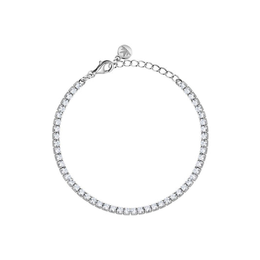 Bracciale Donna Morellato Infinito Tennis in Argento con Cubic Zirconia Bianchi SABD02 - Morellato