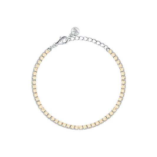 Bracciale Donna Morellato Infinito Tennis in Argento con Cubic Zirconia Gialli SABD06 - Morellato