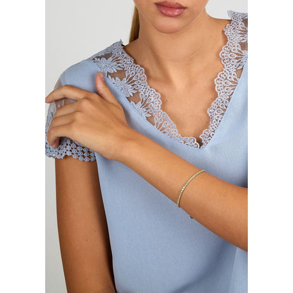 Bracciale Donna Morellato Infinito Tennis in Argento con Cubic Zirconia Gialli SABD06