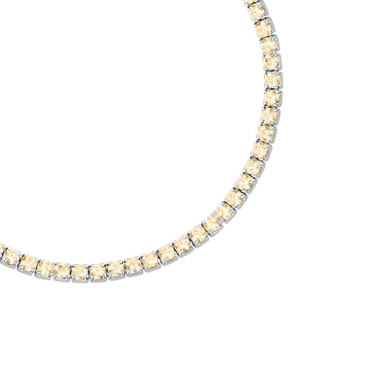 Bracciale Donna Morellato Infinito Tennis in Argento con Cubic Zirconia Gialli SABD06 - Morellato