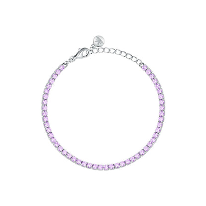 Bracciale Donna Morellato Infinito Tennis in Argento  con Cubic Zirconia Viola SABD07