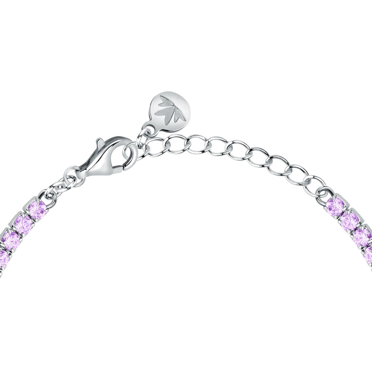 Bracciale Donna Morellato Infinito Tennis in Argento  con Cubic Zirconia Viola SABD07 - Morellato