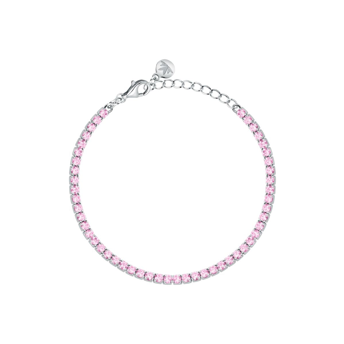 Bracciale Donna Morellato Infinito Tennis in Argento  con Cubic Zirconia Rosa SABD08 - Morellato