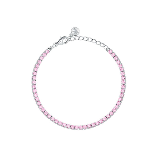 Bracciale Donna Morellato Infinito Tennis in Argento  con Cubic Zirconia Rosa SABD08 - Morellato