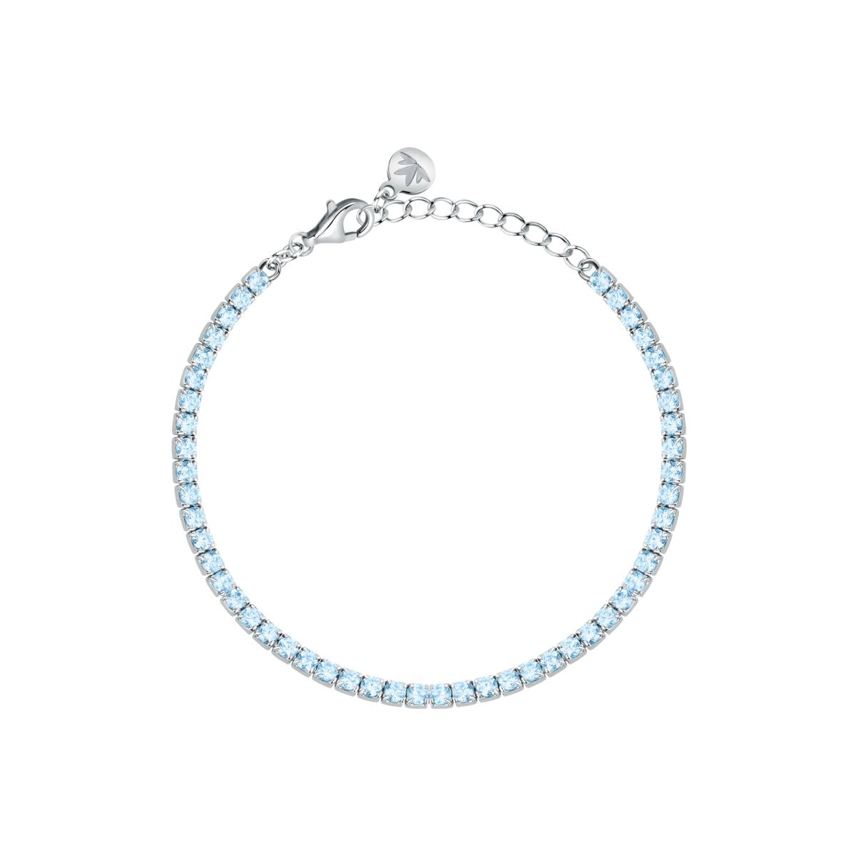 Bracciale Donna Morellato Infinito Tennis in Argento con Cubic Zirconia Blu SABD09 - Morellato