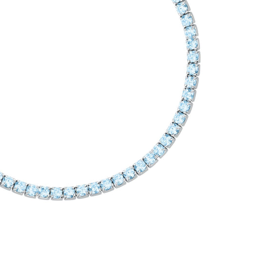 Bracciale Donna Morellato Infinito Tennis in Argento con Cubic Zirconia Blu SABD09 - Morellato