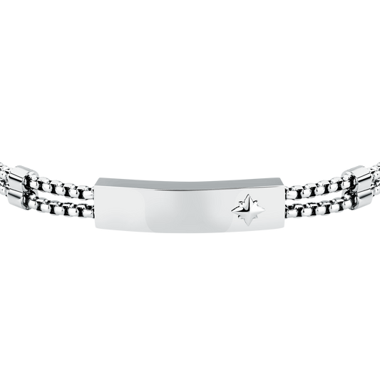 Bracciale Uomo Sector Marine Rosa dei Venti Acciaio SAGJ48 - Arena Gioielli - Sector