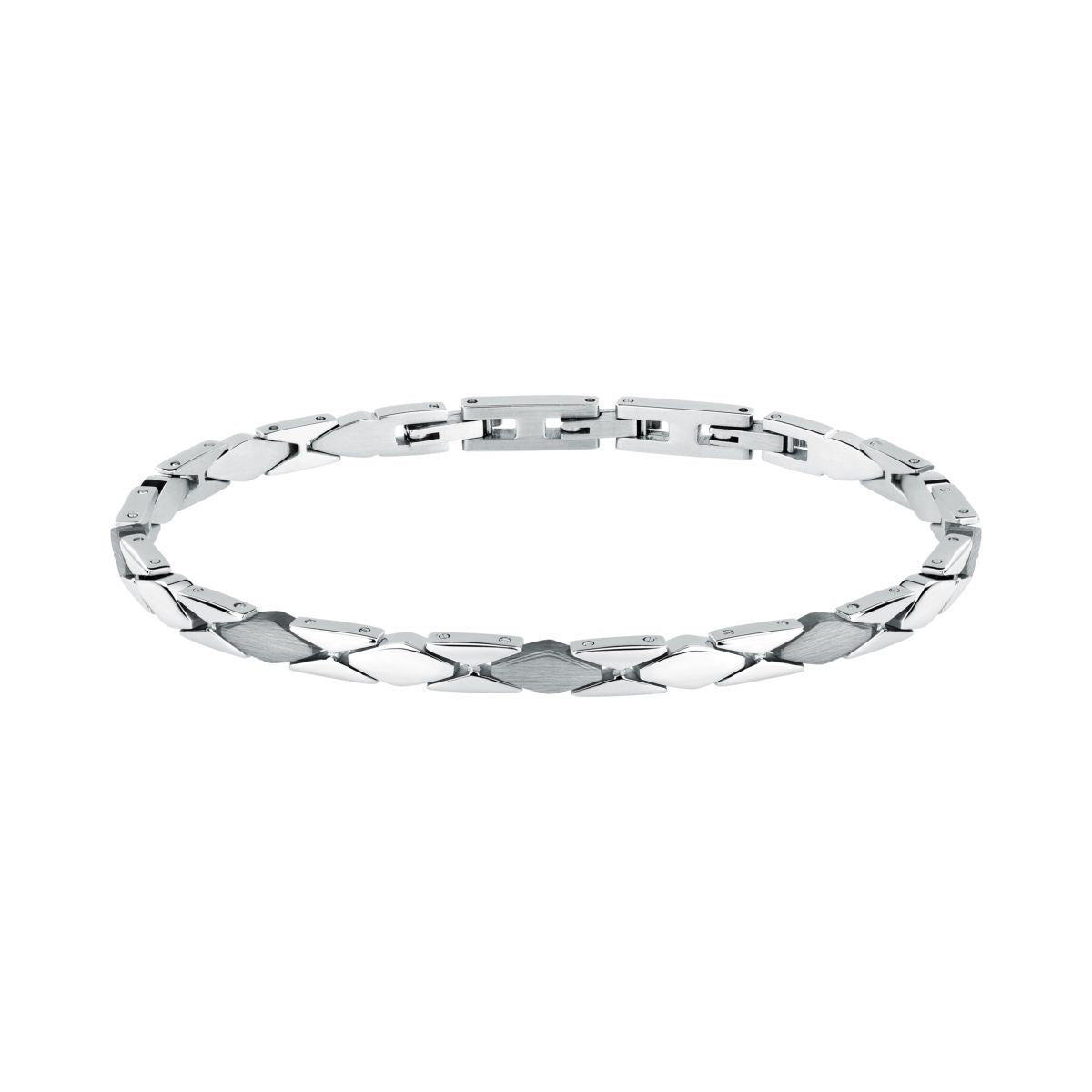 Bracciale Uomo Morellato Motown SALS131 a Catena in Acciaio Silver 18+3,5 cm - Morellato