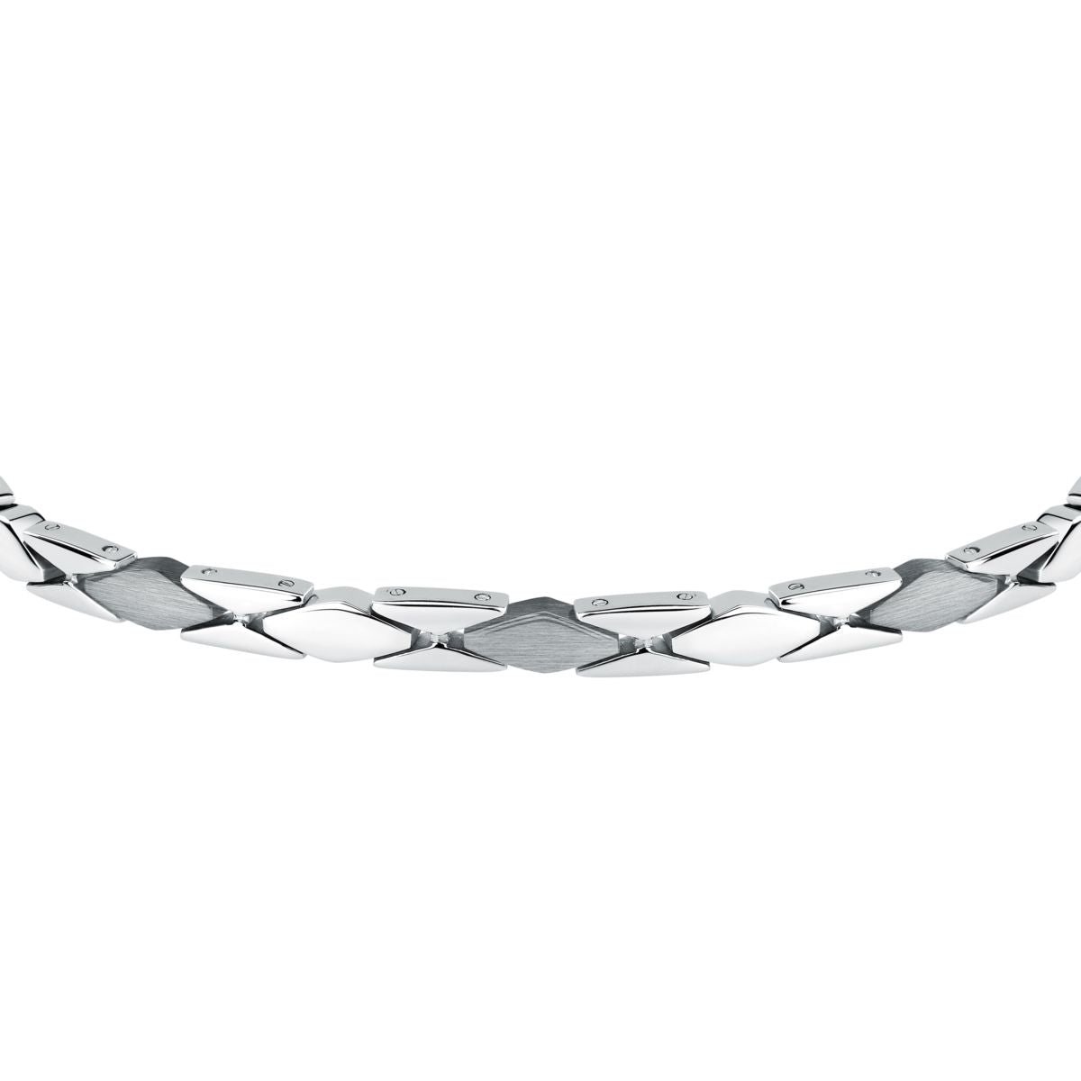 Bracciale Uomo Morellato Motown SALS131 a Catena in Acciaio Silver 18+3,5 cm - Morellato