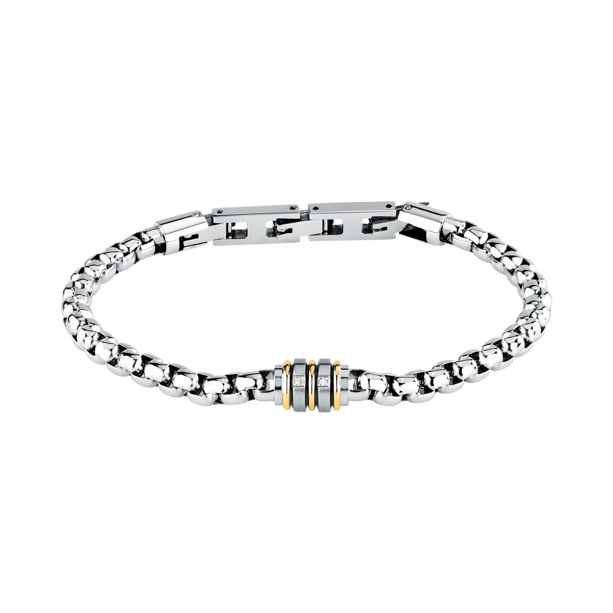 Bracciale Uomo Morellato Diamonds in Acciaio con Diamante Naturale SAUK08 - Arena Gioielli