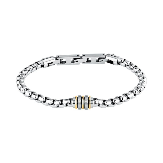 Bracciale Uomo Morellato Diamonds in Acciaio con Diamante Naturale SAUK08 - Arena Gioielli - Morellato