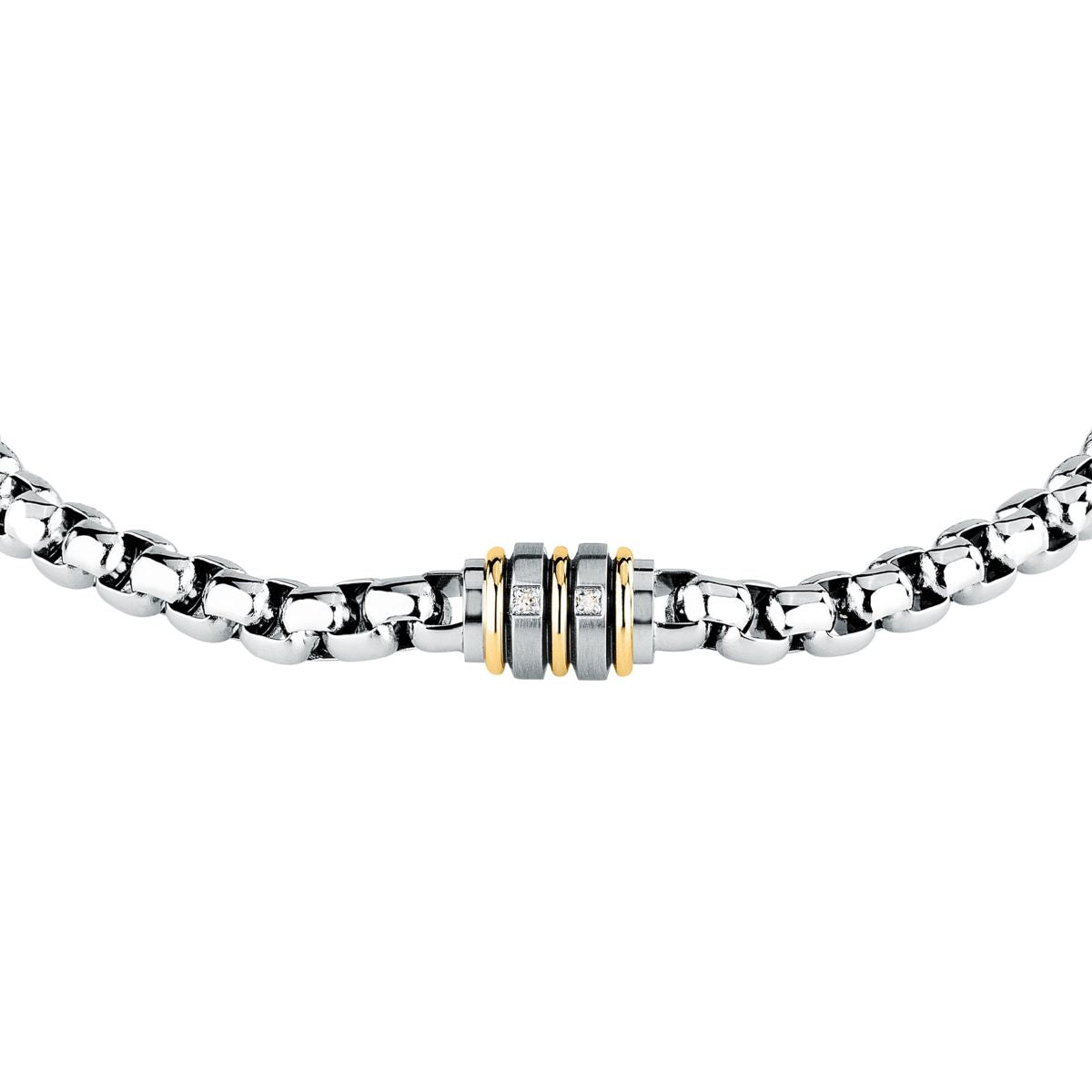 Bracciale Uomo Morellato Diamonds in Acciaio con Diamante Naturale SAUK08 - Arena Gioielli