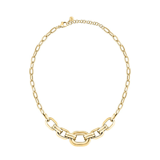 Collana Donna Morellato Vintage SAZJ01 a Catena in Acciaio Dorato 40+5 cm - Arena Gioielli  - Morellato