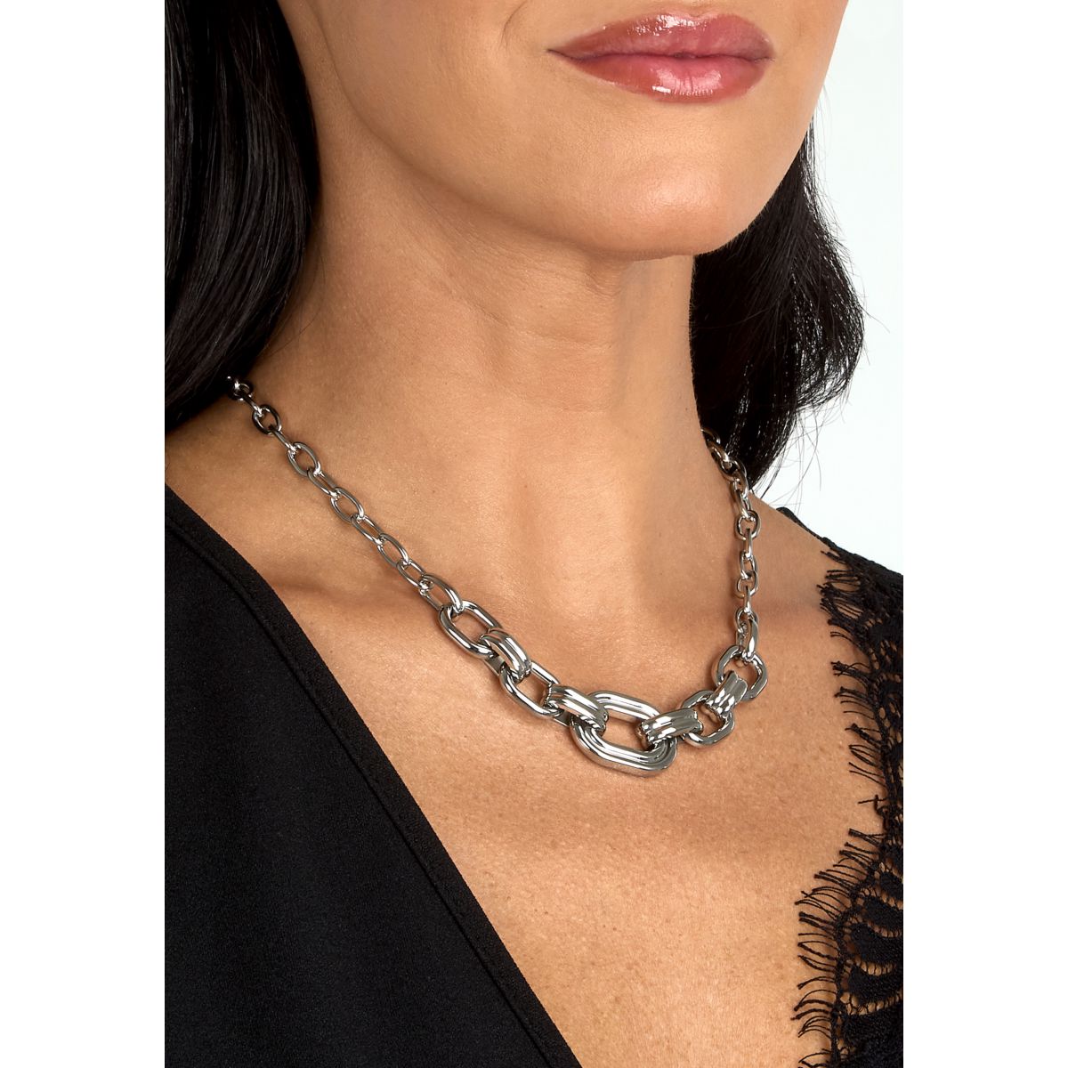 Collana Donna Morellato Vintage SAZJ02 a Catena in Acciaio Silver 40+5 cm - Morellato