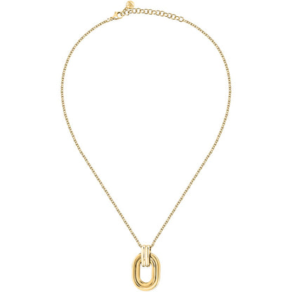 Collana Donna Morellato Vintage SAZJ03 in Acciaio Oro con Ciondolo Maglia Ovale 40+5 cm