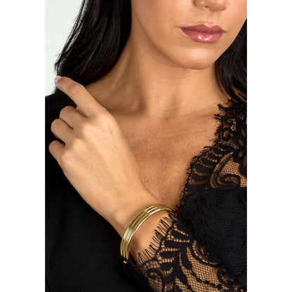 Bracciale Donna Morellato Vintage SAZJ06 Rigido in Acciaio Dorato 6x5 cm