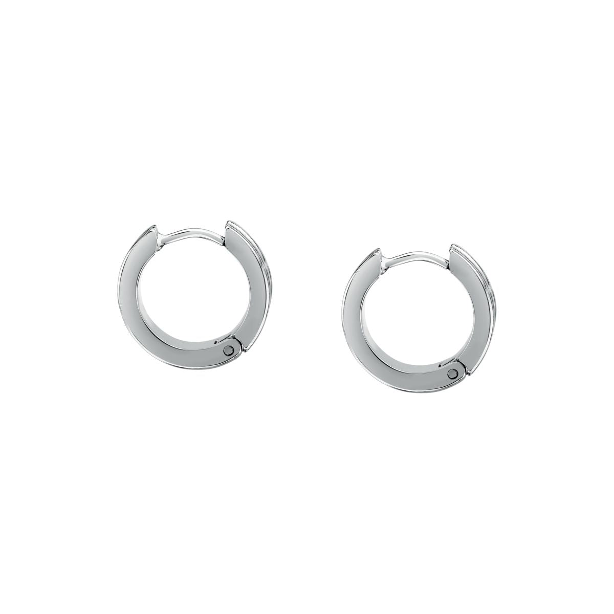 Orecchini Donna Morellato Vintage SAZJ15 a Cerchio in Acciaio Silver con Cristalli Bianchi 16 mm - Morellato