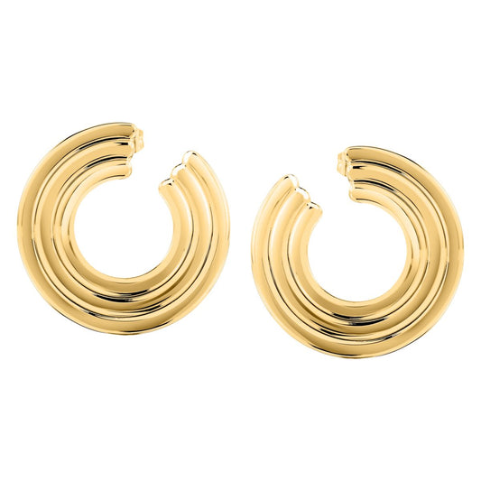Orecchini Donna Morellato Vintage SAZJ17 a Cerchio in Acciaio Oro 28 mm - Arena Gioielli  - Morellato