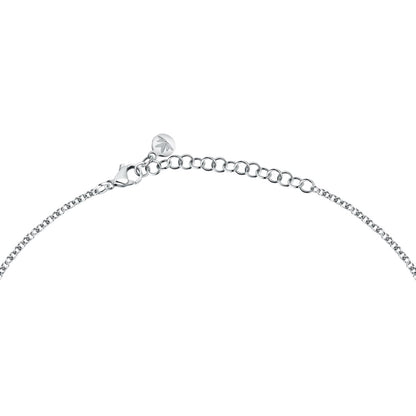 Collana Donna Morellato Vintage SAZJ18 in Acciaio Silver con Ciondolo Maglia Ovale 40+5 cm