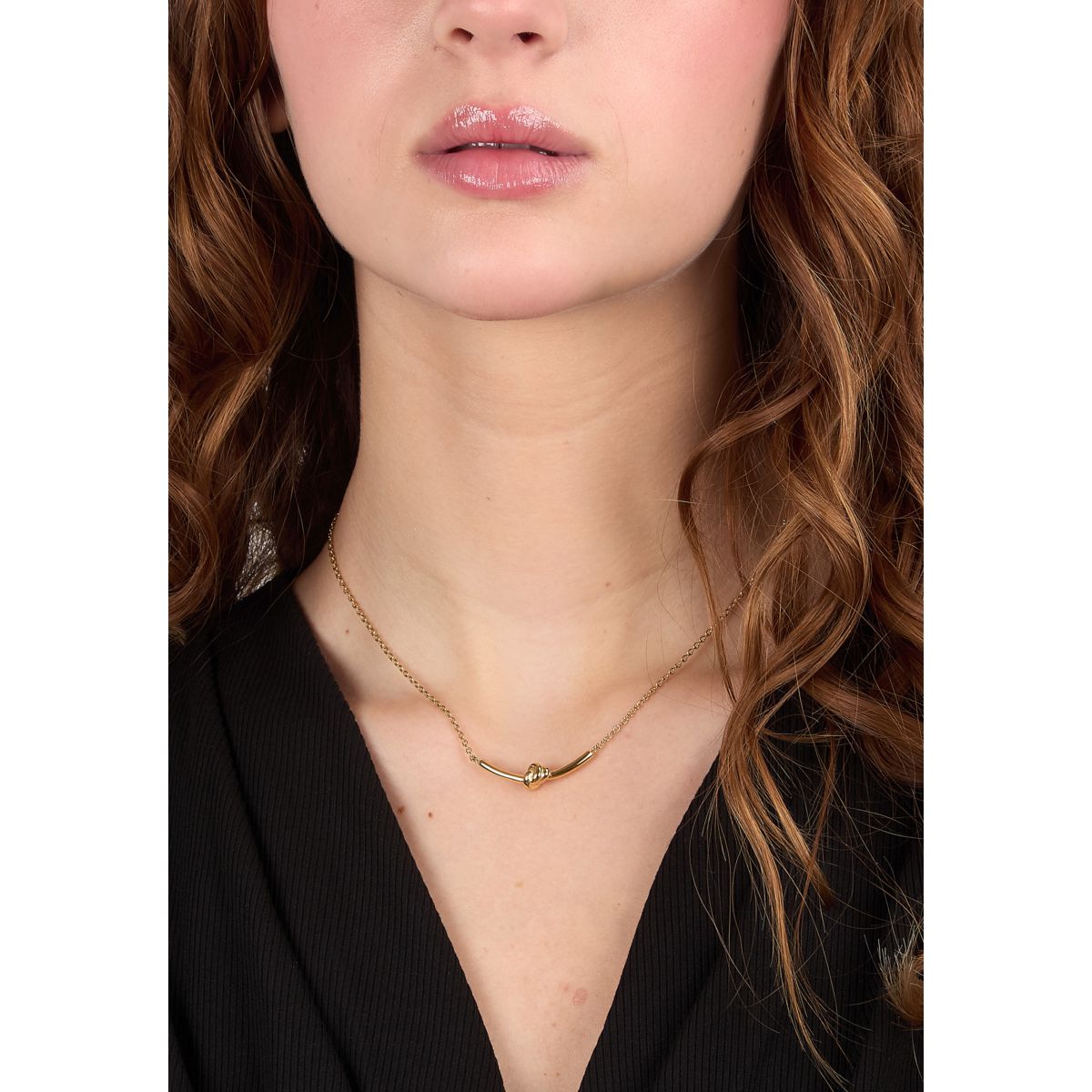 Collana Donna Morellato Legame SAZO03 in Acciaio Oro con Nodo Centrale - Morellato