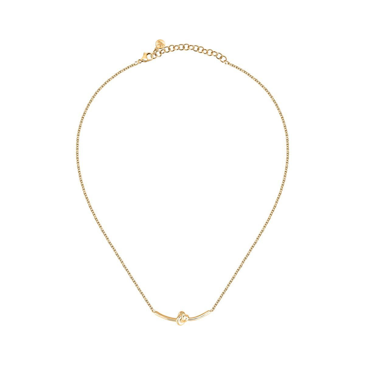 Collana Donna Morellato Legame SAZO03 in Acciaio Oro con Nodo Centrale - Morellato