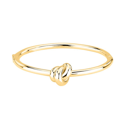 Bracciale Donna Morellato Legame SAZO05 Rigido in Acciaio Dorato con Simbolo Nodo 6x5 cm