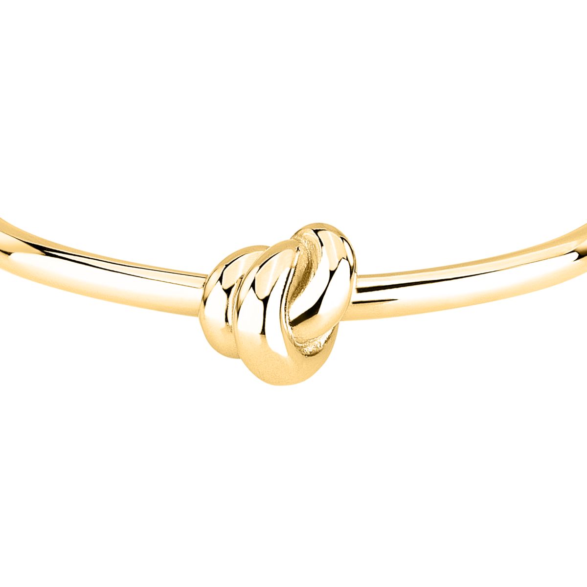 Bracciale Donna Morellato Legame SAZO05 Rigido in Acciaio Dorato con Simbolo Nodo 6x5 cm - Morellato