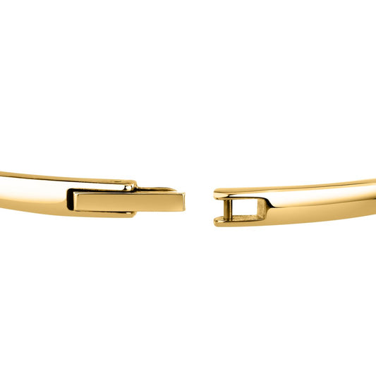 Bracciale Donna Morellato Legame SAZO04 Rigido in Acciaio Dorato con Simbolo Nodo 5,6x4,6 cm - Arena Gioielli  - Morellato