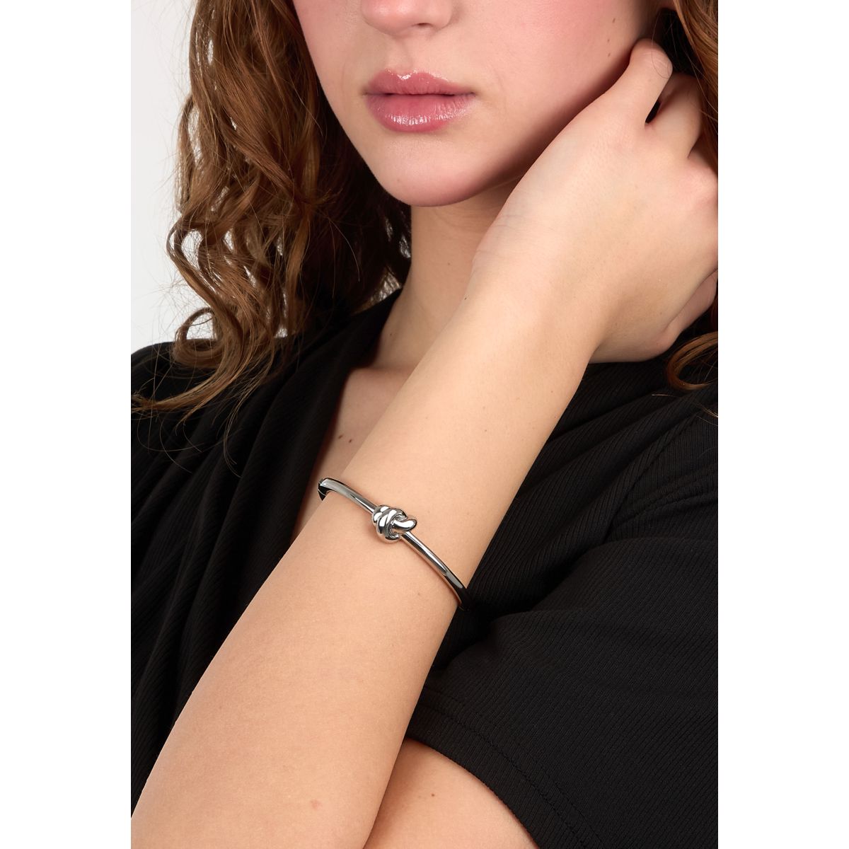 Bracciale Donna Morellato Legame Rigido in Acciaio con Nodo Centrale SAZO06 - Arena Gioielli