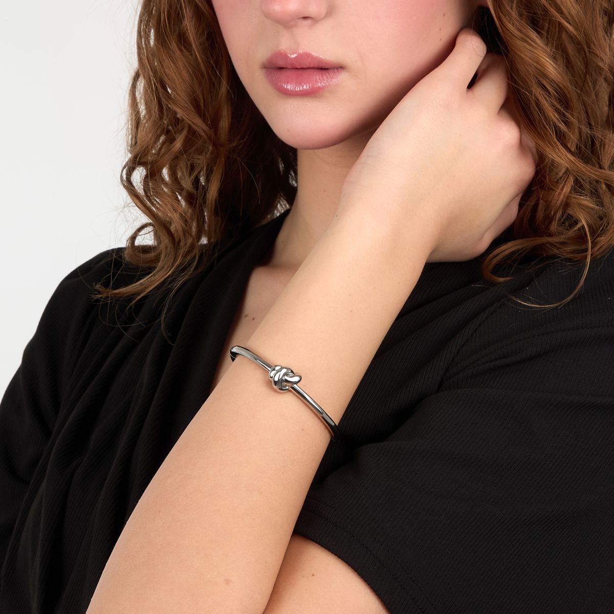 Bracciale Donna Morellato Legame Rigido in Acciaio con Nodo Centrale SAZO06 - Arena Gioielli