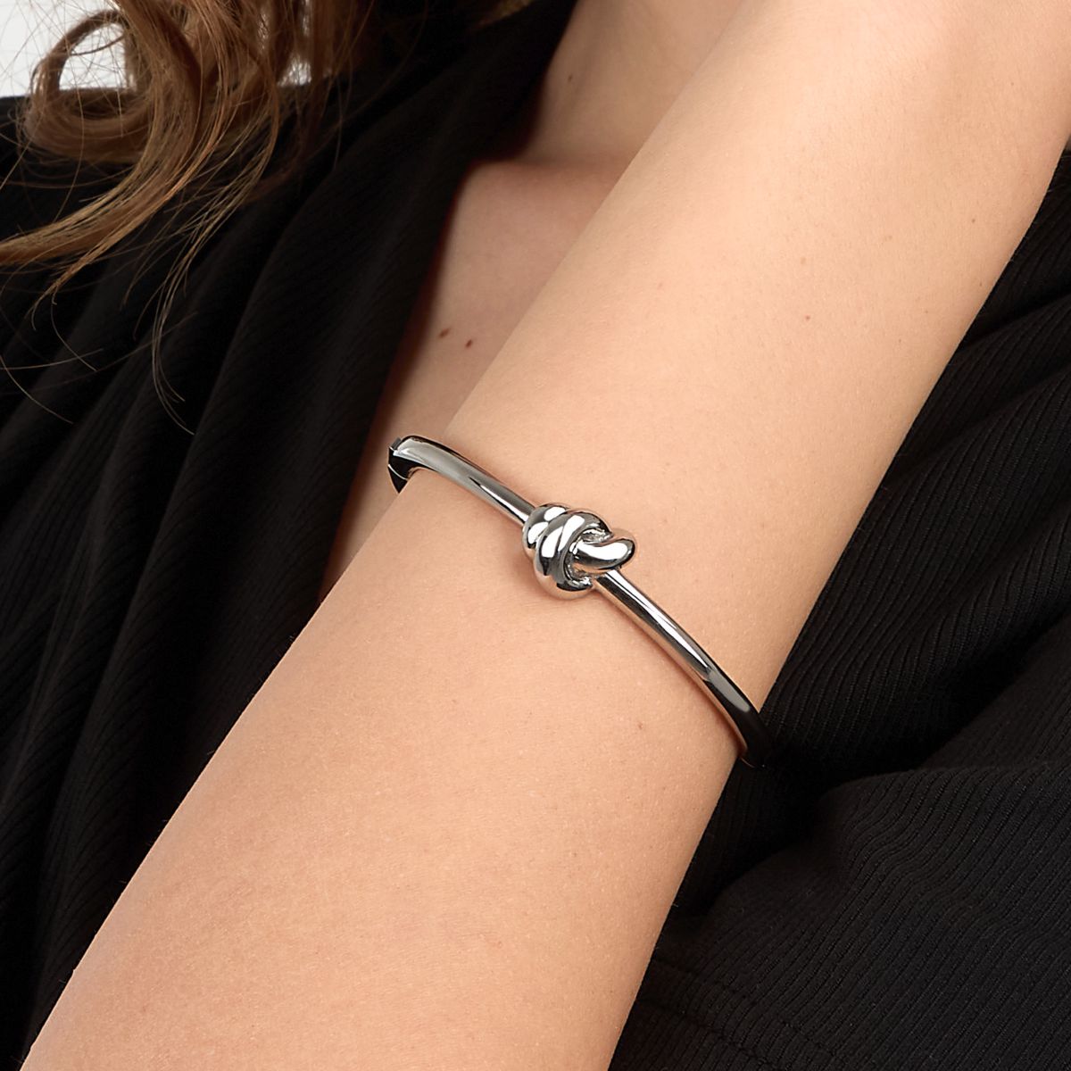 Bracciale Donna Morellato Legame Rigido in Acciaio con Nodo Centrale SAZO06 - Arena Gioielli - Morellato