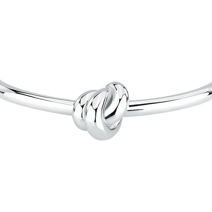 Bracciale Donna Morellato Legame Rigido in Acciaio Silver con Nodo Centrale SAZO07 - Arena Gioielli