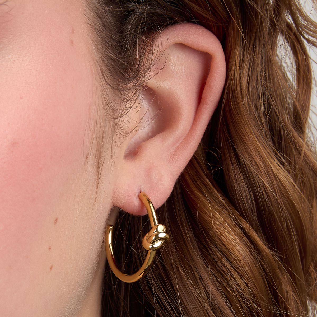 Orecchini Donna Morellato Legame SAZO13 a Cerchio in Acciaio Oro con Simbolo Nodo 25 mm - Morellato