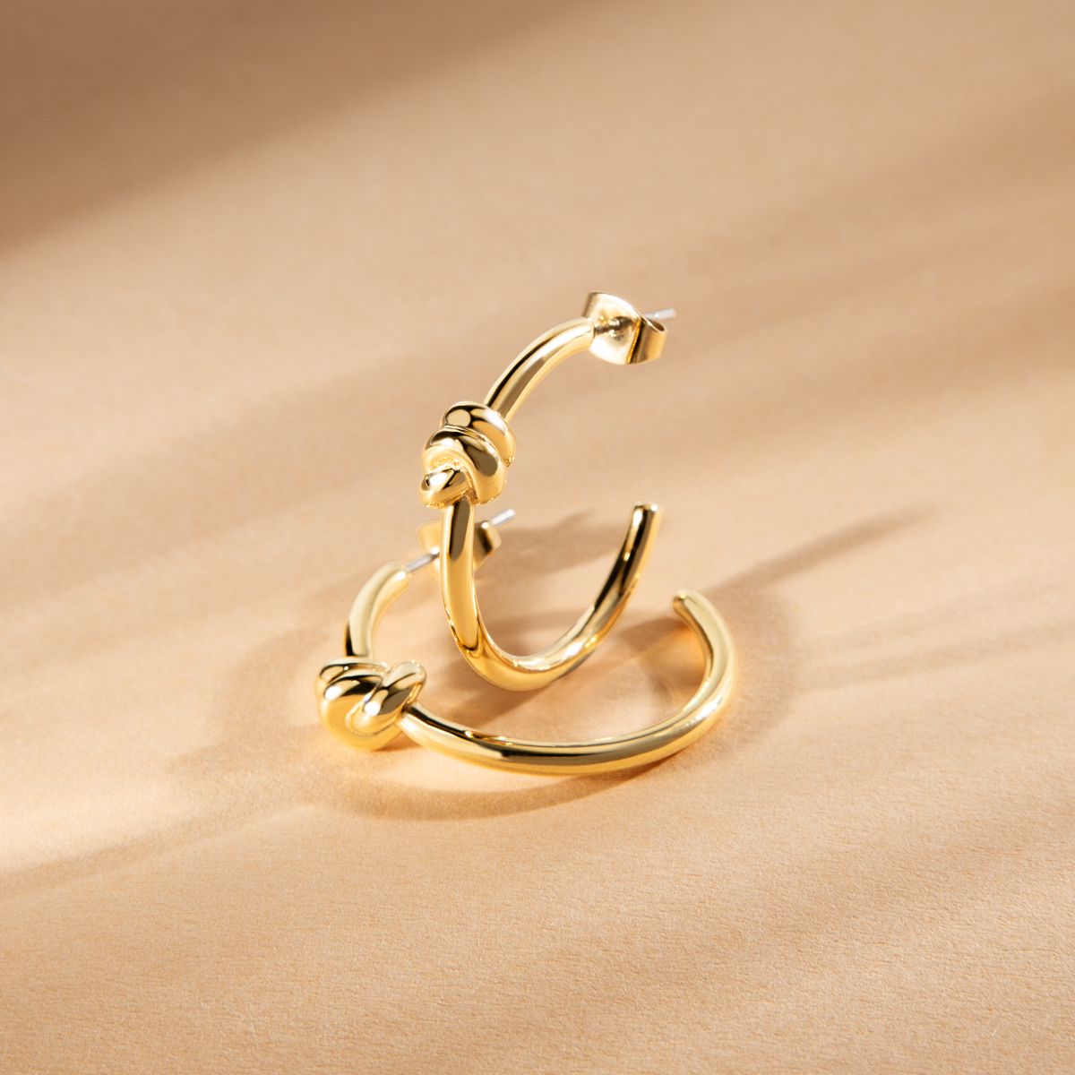 Orecchini Donna Morellato Legame SAZO13 a Cerchio in Acciaio Oro con Simbolo Nodo 25 mm - Morellato