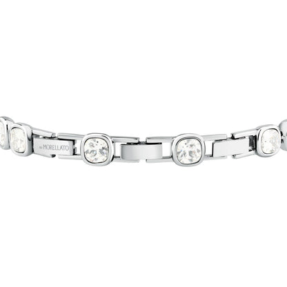 Bracciale Donna Morellato Cristalli Tennis in Acciaio con Cubic Zirconia Bianchi SAZW02 - Arena Gioielli