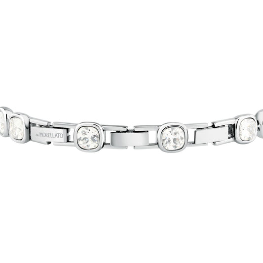 Bracciale Donna Morellato Cristalli Tennis in Acciaio con Cubic Zirconia Bianchi SAZW02 - Arena Gioielli - Morellato