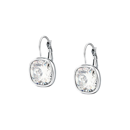 Orecchini Donna Morellato Cristalli a Lobo in Acciaio con Cubic Zirconia Bianchi SAZW03