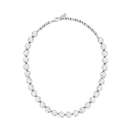 Collana Donna Morellato Cristalli Tennis in Acciaio con Cubic Zirconia Bianchi SAZW04 - Arena Gioielli - Morellato