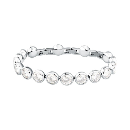 Bracciale Donna Morellato Cristalli Tennis in Acciaio con Cubic Zirconia Bianchi SAZW05 - Arena Gioielli